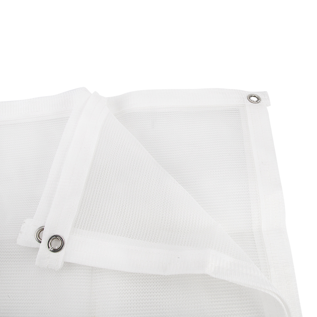 Round Yarn Agricultural Shade Net - White view 4